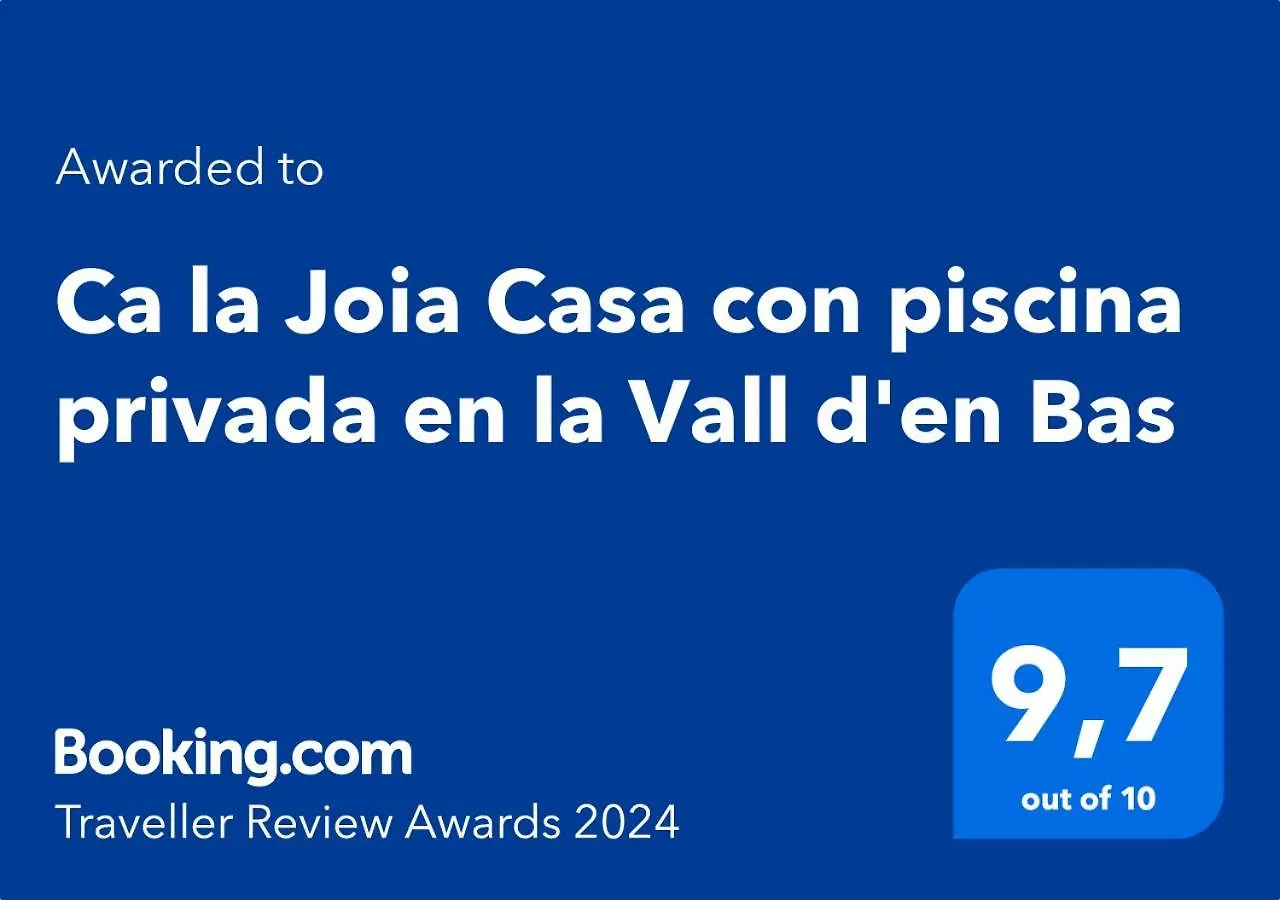 Ca La Joia Casa Con Piscina Privada En La Vall D'En Bas Villa Les Preses